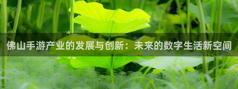 汇丰娱乐预测安卓下载：佛山手游产业的发展与创新：未来的数字生